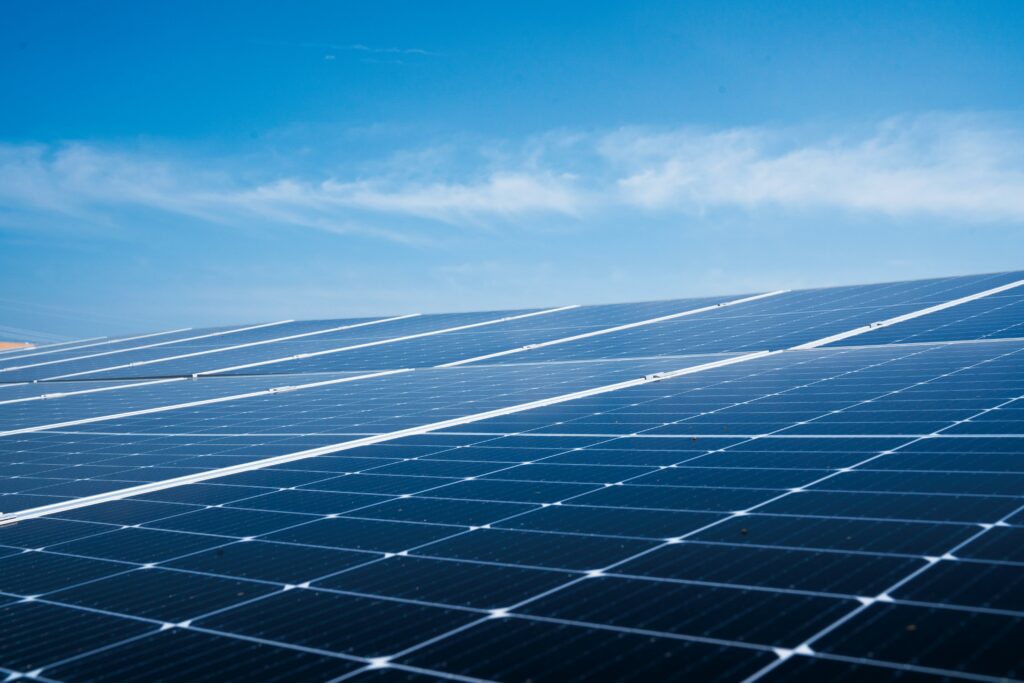 Rooftop solar installation illustrating how traditional industries are changing.